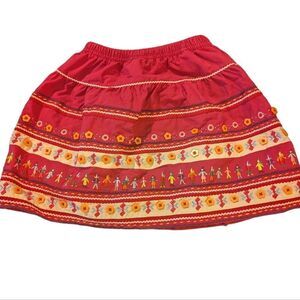 Baby Gap Y2K pink embroidered skirt size‎ 2 boho